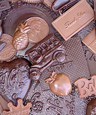 HEART PHRASES CHOCOLATE CANDY MOLD by Life of The Party